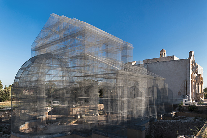 Edoardo Tresoldi - Basilica di Siponto. photo credit: Roberto Conte