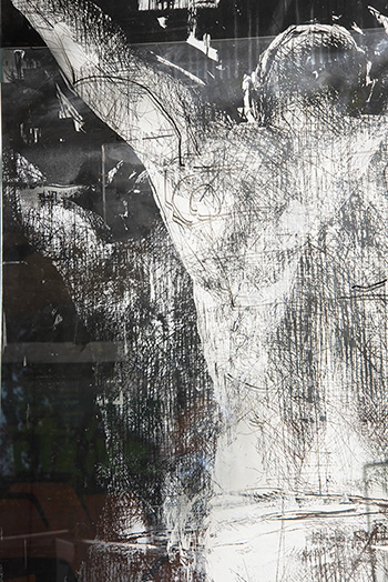 Gonzalo Borondo - N̶O̶N̶ PLUS ULTRA, print proof 1. photo credit: Federico Pestilli