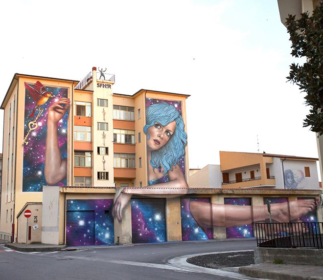 Sfhir - OSA 2018, Operazione Street Art a Diamante