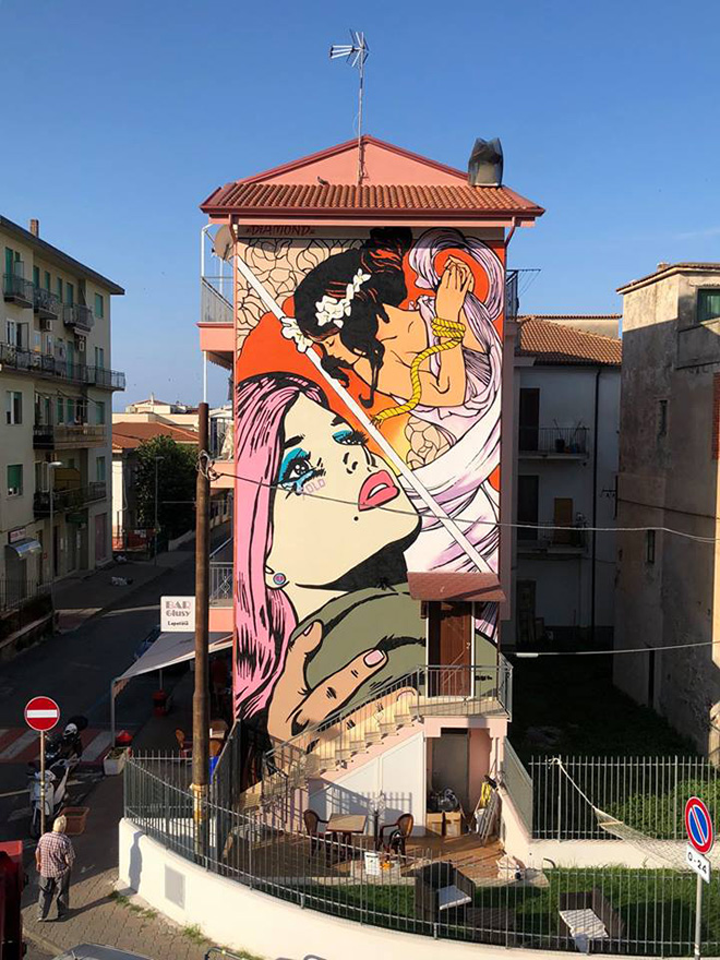 SOLO + Diamond - OSA 2018, Operazione Street Art a Diamante