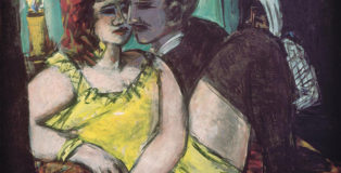 Max Beckmann - Gli amanti (verde e giallo) - 1940-1943, olio su tela, 60 x 80 cm. Museum Ludwig, Köln/Legat Lilly von Schnitzler- Mallinckrodt, Ankauf 1957 © 2018, ProLitteris, Zurich.