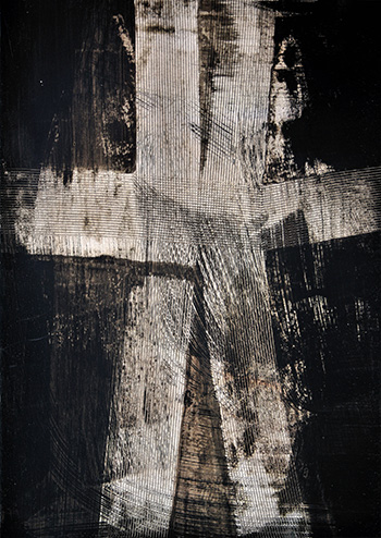 Luigi Pericle - Matri Dei d.d.d., China e tecnica mista su carta, 1963, 60 x 42 cm