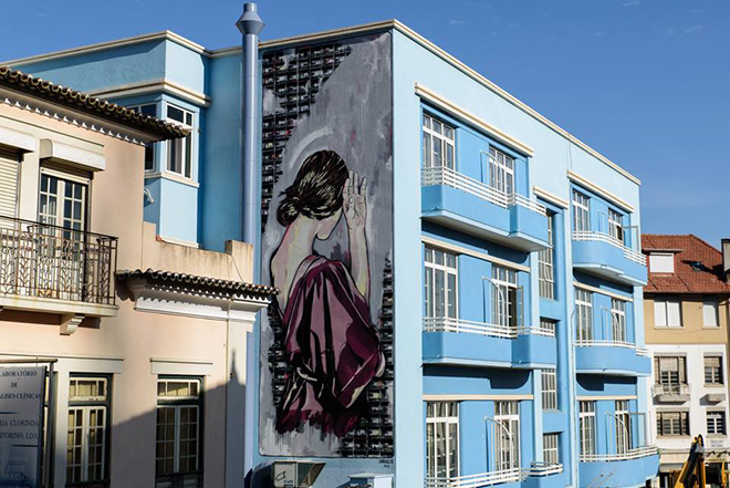 Jana & JS - Arte Pública Leiria (Portugal), 2018. photo credit: Fotograf'arte