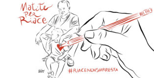 Gianluca Costantini - Tavola Matite per Riace