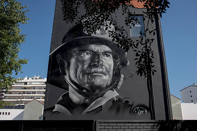 Robo - Arte Pública Leiria (Portugal), 2018. photo credit: Fotograf'arte