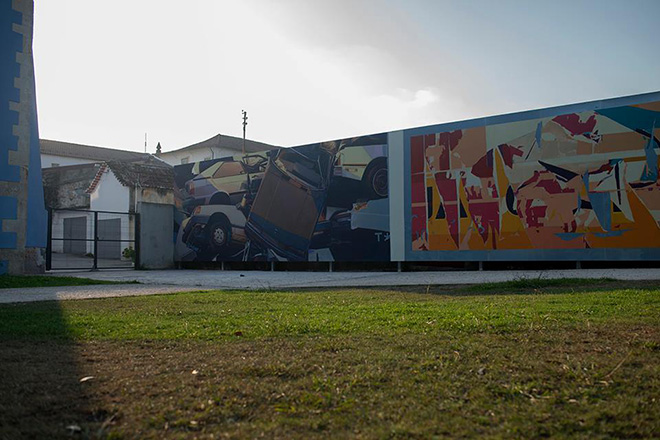 Zoer CSX - Arte Pública Leiria (Portugal), 2018. photo credit: Fotograf'arte