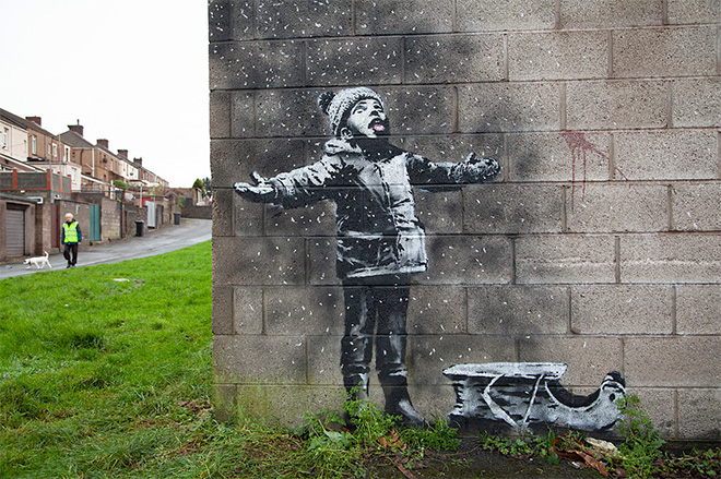 Banksy - Port Talbot (Galles)