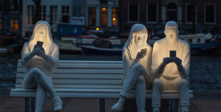Gali May Lucas - Absorbed by Light, Amsterdam light Festival, 2018. photo credit & courtesy of: Design Bridge.