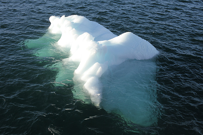 Ice Watch London - Ice floating in Nuup Kangerlua, Greenland Photo: Studio Olafur Eliasson - © 2018 Olafur Eliasson