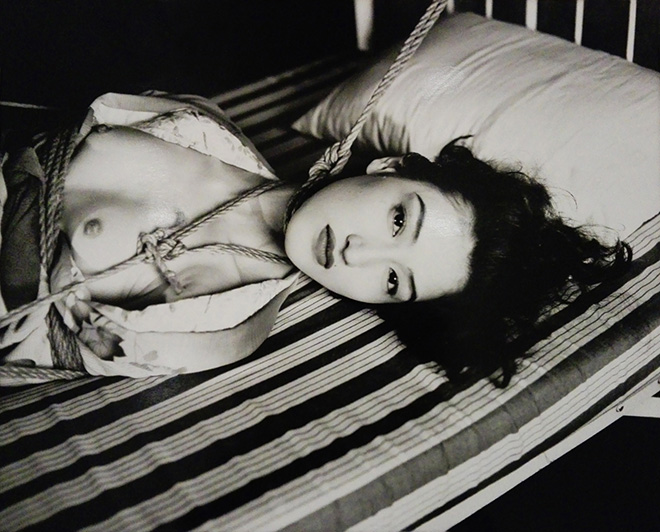 Nobuyoshi Arak - Woman in kimono Shino, 2000, gelatin-silver-print Galleria 13 - arte moderna e contemporanea (Reggio Emilia) -  SetUp Contemporary Art Fair 2019