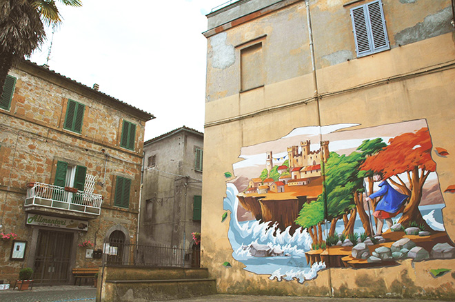 Alessandra Carloni - Mural for Urban Vision Festival, 2016, Acquapendente (VT), Italy