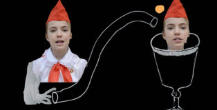 Marina Alekseeva & Vladimir Rannev (Russia), In Chocolate, multimedia installation, 2019, With the technical support of Sergey Karlov. Courtesy Marina Alekseeva