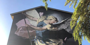 Andrea Ravo Mattoni - (San Michele di Luca Giordano), murale realizzato per il progetto Street Art Misteri a Campobasso.
