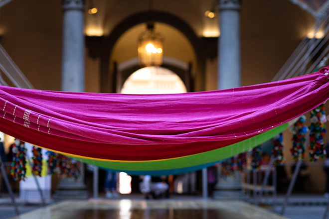 Opavivará! - REDE SOCIAL (Social Network/rete e sociale), Firenze, Cortile Palazzo Strozzi, 2019. photo credit: Alessandro Moggi.