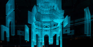 Edoardo Tresoldi - Installation Marcelo Burlon fashion show. photo credit: ©Roberto Conte