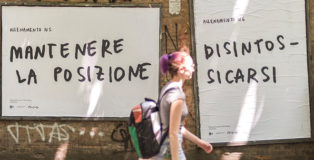 CHEAP + Santarcangelo festival + MACAO - La Street Poster Art (Slow & Gentle). photo credit: Michele Lapini