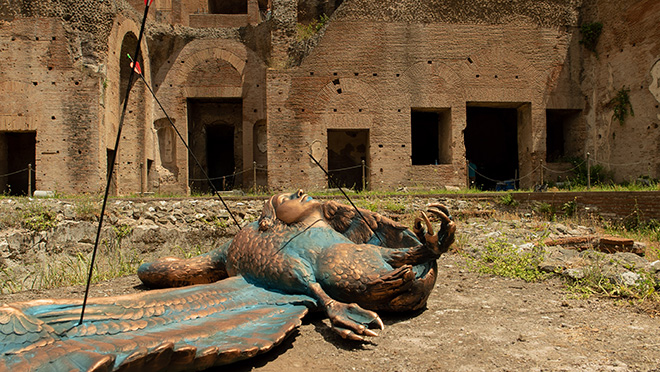 Fabrizio Cotognini - Four Beasts in One, 2019. photo credit: Electa_©ph_studiozabalik