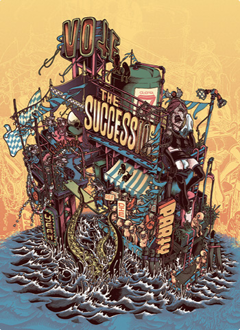 Carles G.O’D. - The Succession party, Serigrafia 70x100