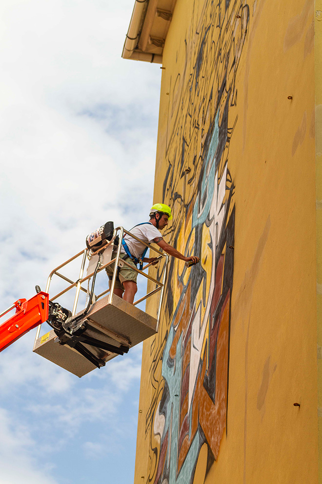 Blef - ON THE WALL PROJECT, Genova Certosa, 2019. photo credit: Ila Molinelli