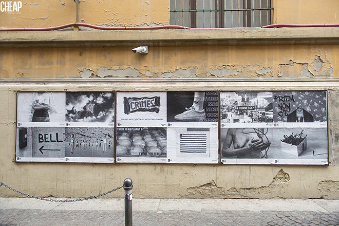 SABOTAGE - CHEAP street poster art: guerrilla semiologica a Bologna. photo credit: Michele Lapini