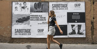 SABOTAGE - CHEAP street poster art: guerrilla semiologica a Bologna. photo credit: Michele Lapini