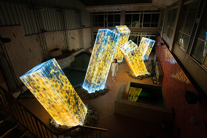 teamLab - Megaliths in the Bath House Ruins