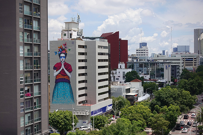 Fin DAC - Magdalena (Frida Kalho), Chapultepec Avenue, Guadalajara (Mexico)