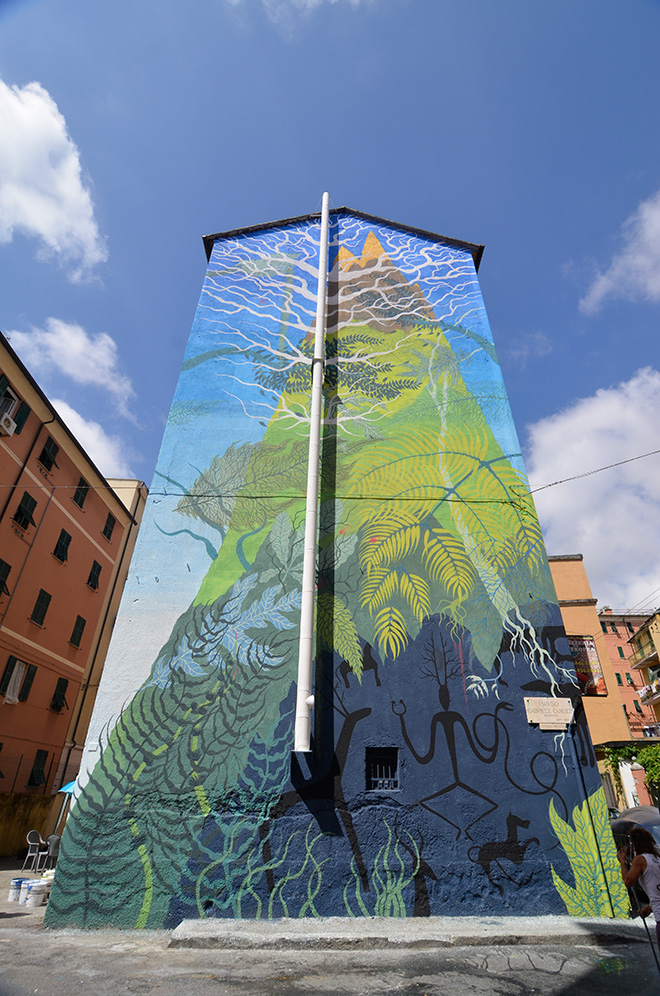 Gola Hundun - ON THE WALL project, Genova Certosa. photo credit: Matteo Fontana