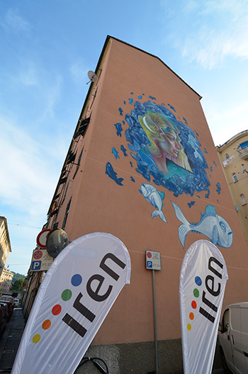 Caktus&Maria - ON THE WALL PROJECT, Genova Certosa, 2019. photo credit: Matteo Fontana