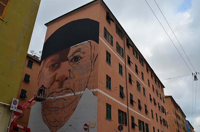 Rosk & Loste - ON THE WALL project, Genova Certosa. photo credit: Matteo Fontana