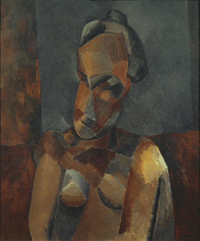 Pablo Picasso (Malaga 1881-Mougins 1973) Busto di donna 1909, olio su tela, cm 72,7 x 60. Londra, Tate, N05915. © Tate, London 2019. © Succession Picasso, by SIAE 2019