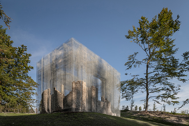 Edoardo Tresoldi – Simbiosi (parco Arte Sella in Trentino)