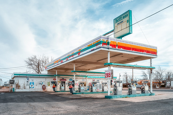 Swee Choo Oh - Old Gas Station Arizona