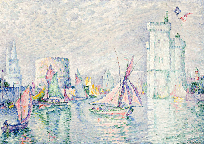 Paul Signac - La Rochelle, 1912, olio su tela, 71,2 x 100 cm.