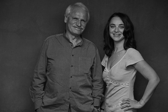 WOMAN - Anastasia Mikova et Yann Arthus-Bertrand  - Portrait ©Peter Lindbergh