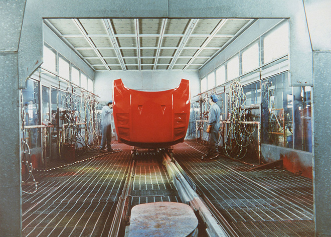 LUIGI GHIRRI - Palazzo Bentivoglio, Ferrari, Maranello,1985-88, © Eredi di Luigi Ghirri