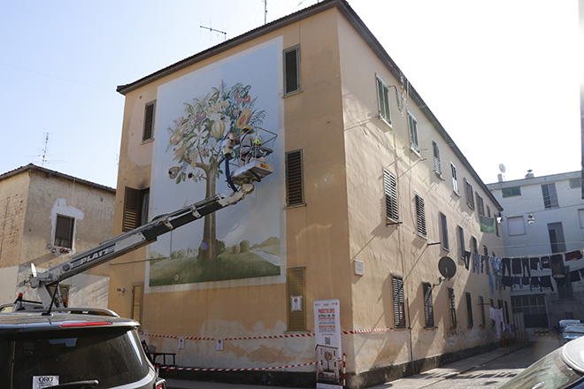 Restauro Albero del Domani - Progetto SPES, Battipaglia