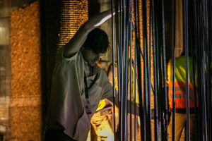Studio Studio Studio - Edoardo Tresoldi working on Gharfa Diriyah Oasis, curated by Designlab Experience. ©Cristiano Coini