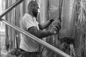 Studio Studio Studio - Matteo Foschi working on Gharfa Diriyah Oasis, curated by Designlab Experience. ©Aruallan