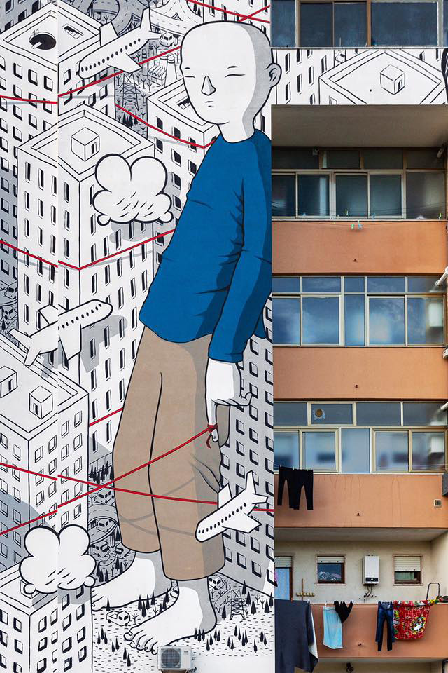 Millo - Wish, 167/B street, Lecce, Italy, 2019. photo credit Sergio Manzone