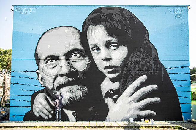 “L’eredità” – Intervento murale di ACHE77
