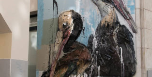 Bordalo II - Pelicans, Lisbon, 2020. photo credit: Mike Doorline
