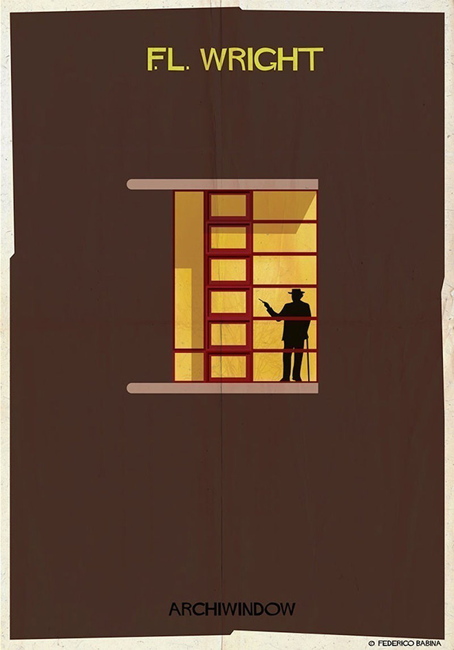 Federico Babina - F.L. Wright, Archiwindow