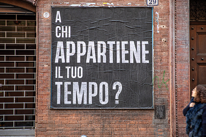 CHEAP - A chi appartiene il tuo tempo?, Bologna