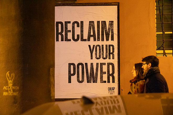 CHEAP - RECLAIM your power, Bologna