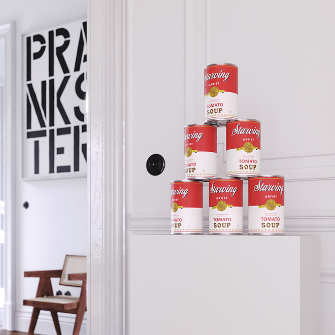 Sebastian Errazuriz - Starving Artist Soup Can