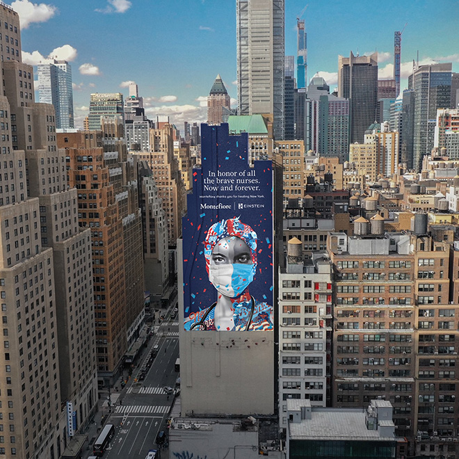 Tristan Eaton - Now & Forever, mural in Manhattan, New York, 2020