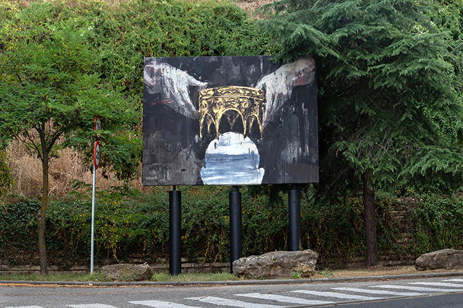 Gonzalo Borondo - INSURRECTA, Segovia, Spain. photo credit: Roberto Conte