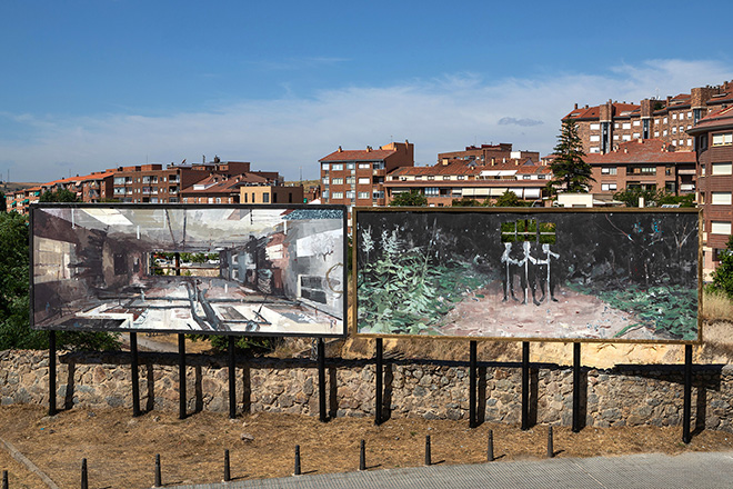 Gonzalo Borondo - INSURRECTA, Segovia, Spain. photo credit: Roberto Conte