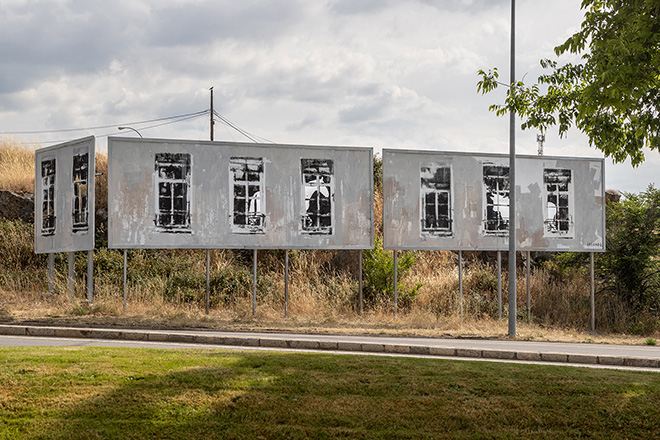 Gonzalo Borondo - INSURRECTA, Segovia, Spain. photo credit: Roberto Conte